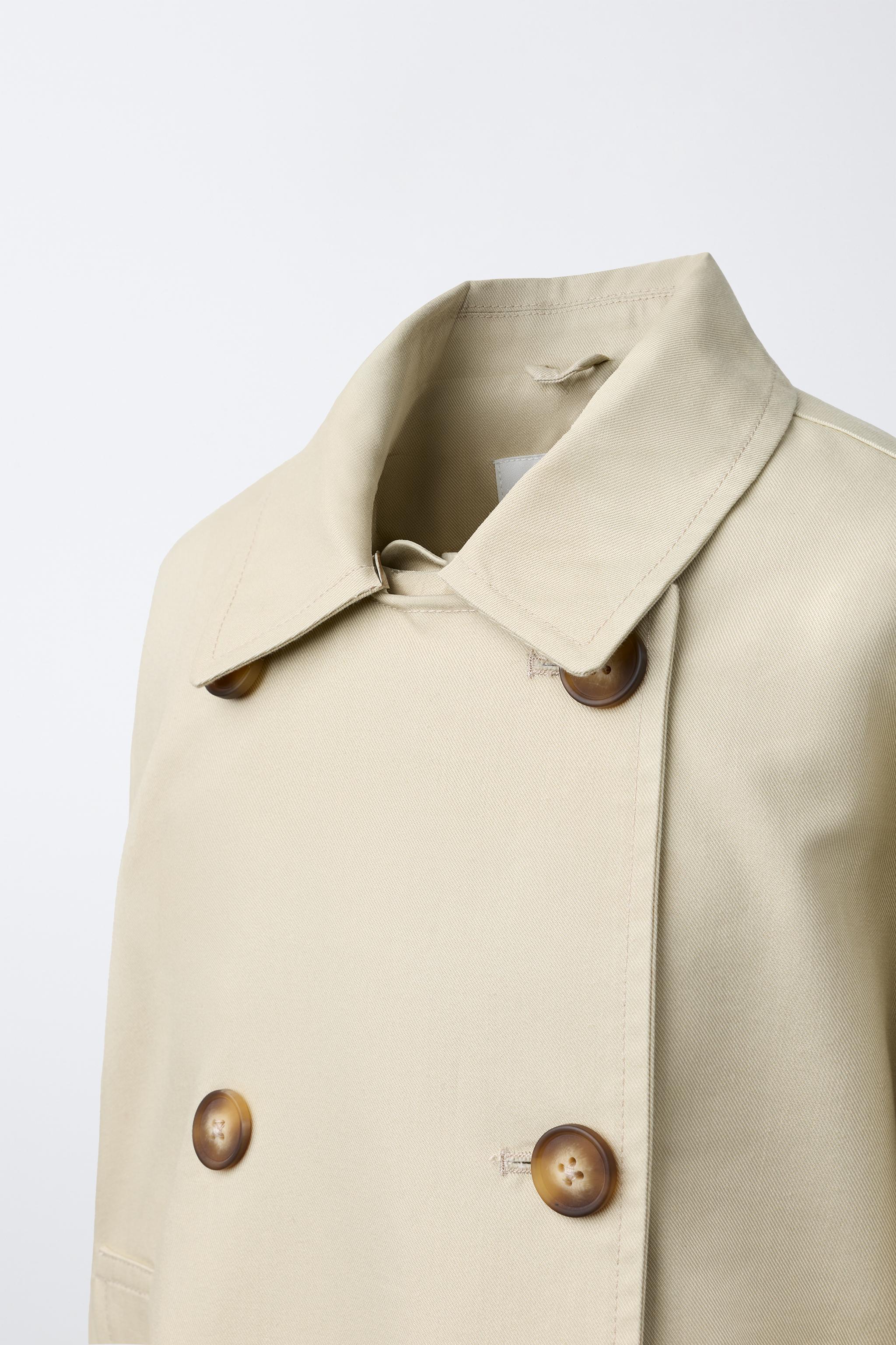 SHORT TRENCH COAT